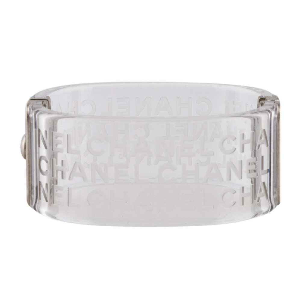 Gorgeous Chanel clear cuff